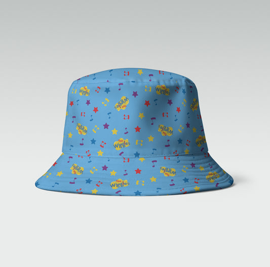 Children's Reversable Bucket hat Blue/White