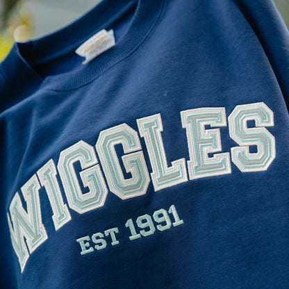 Wiggles Varsity Crewneck - Navy