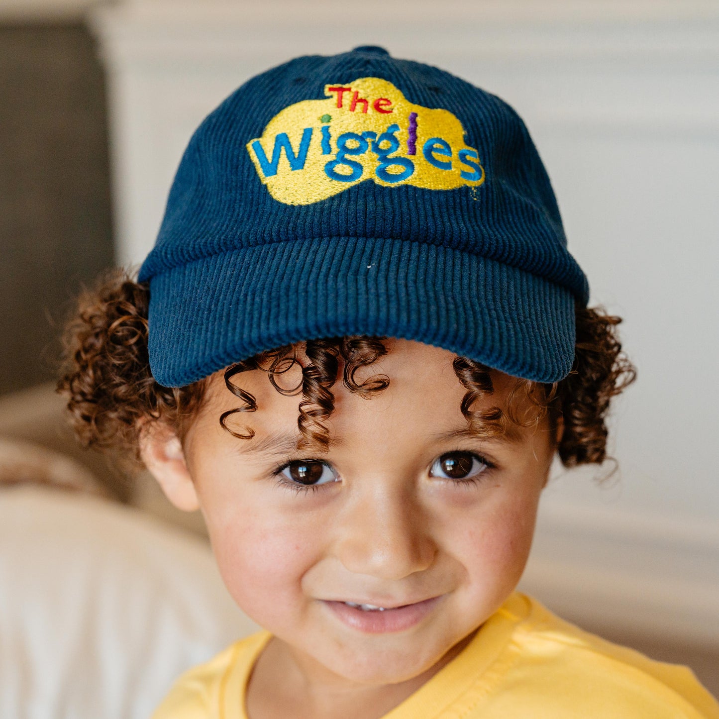 Blue Childrens Corduroy Hat
